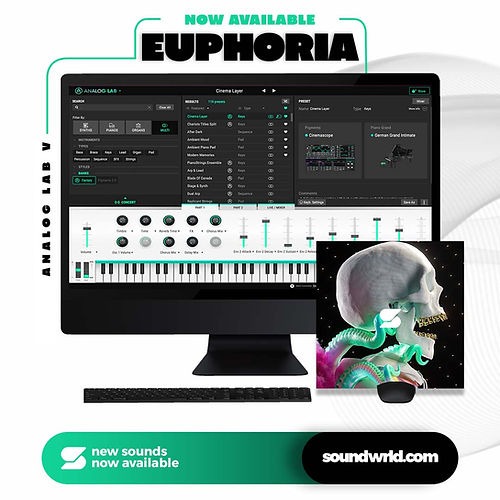 Soundwrld - Euphoria (Analog Lab V Bank + One Shot)