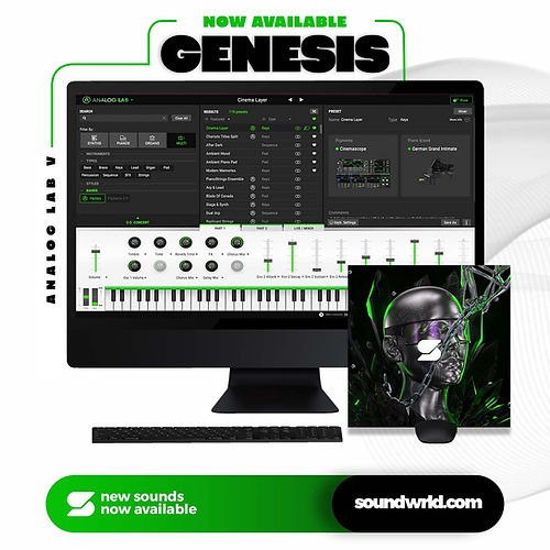 Soundwrld - Genesis (Analog Lab V Bank + Midi Kit)